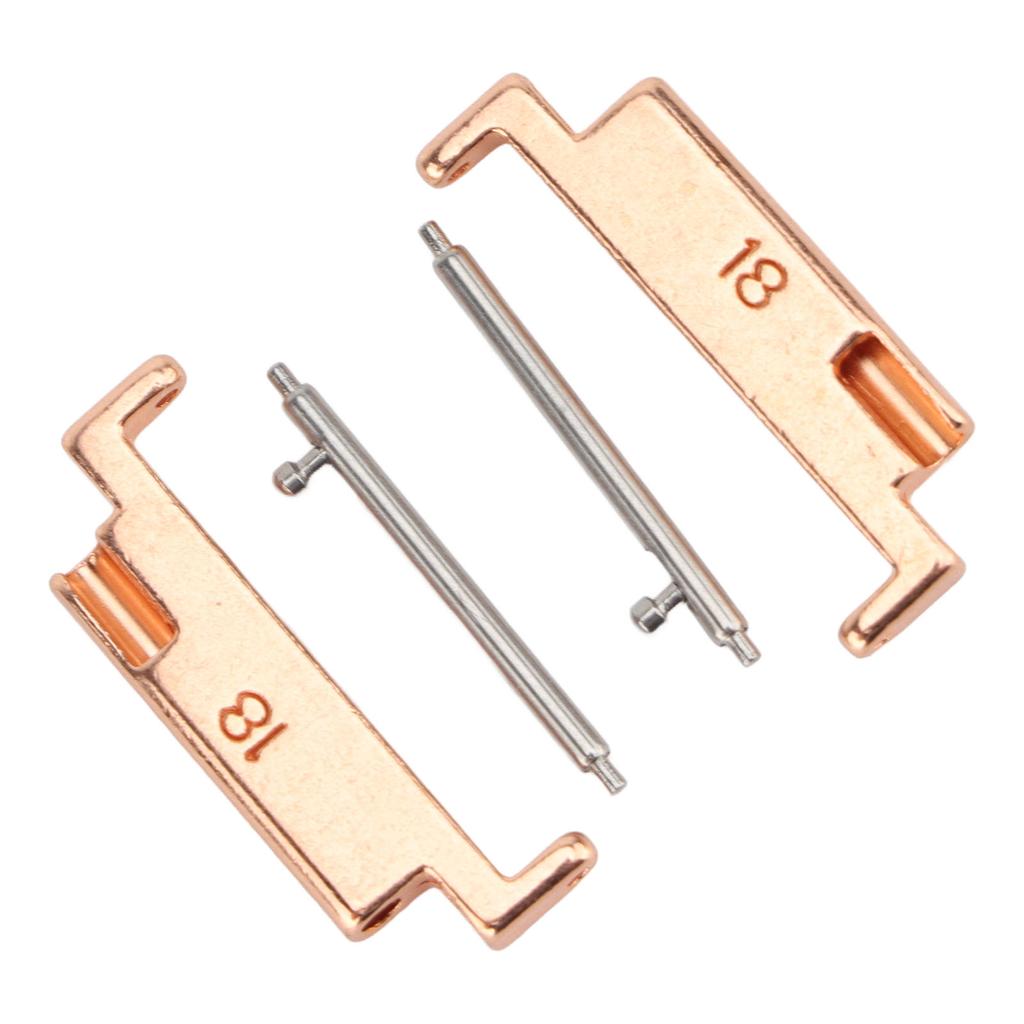 1 Paar Metall Uhrenarmband Adapter Uhrenarmband Verbindungsadapter Edelstahl Verbindungsadapter Ersatz für 18