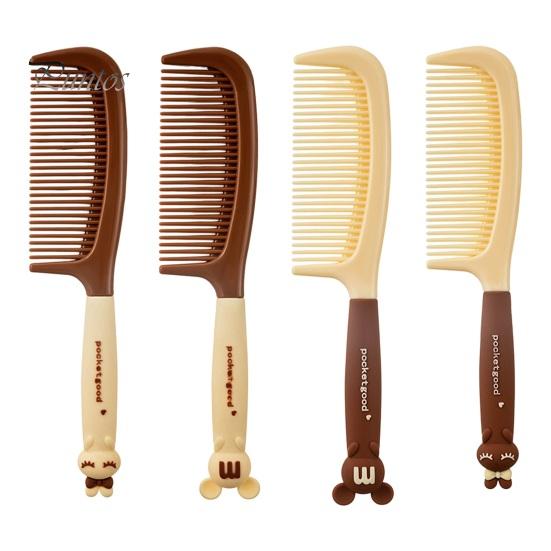 Kreslený hřeben Jemná masáž pokožky hlavy Hladké zuby Odolný polypropylen Dívka pomocí studentského hřebenu pro děti