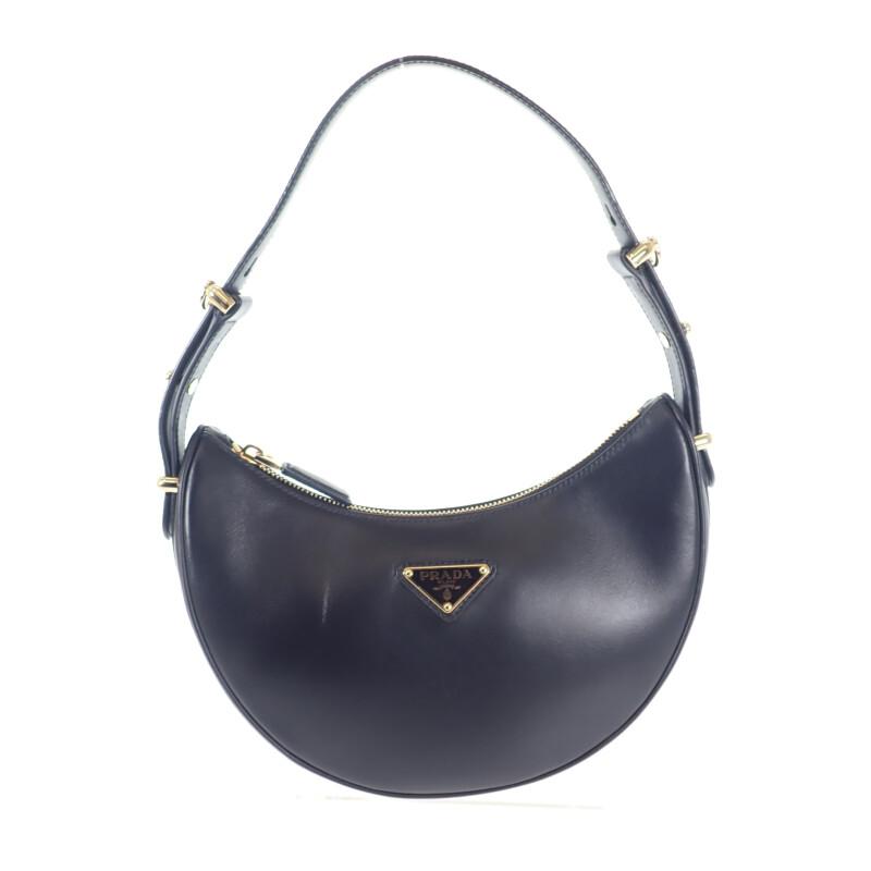 Prada 1BC194_ASK_F0002_V_OOO Shoulder Bag Black Calfskin Women