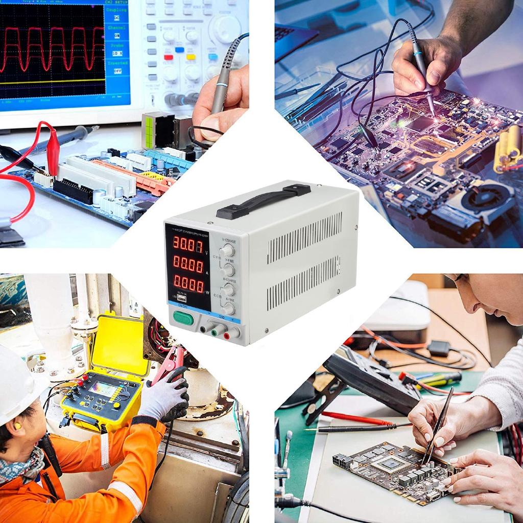 PS-3010DF Power Supply 30V 10A Precision Variable LED Digital Lab Adjustable With USB 110V/220V DC