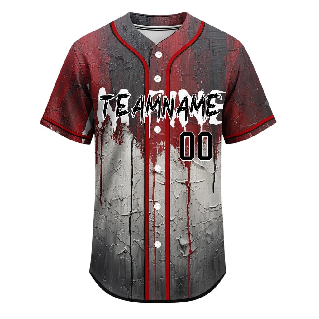 Customizable Baseball for Men Women, DIY Halloween Sports Top