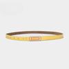Korean Retro Leather Belt for Women Versatile Decorative Belt with Dress Trousers Jeans Belt