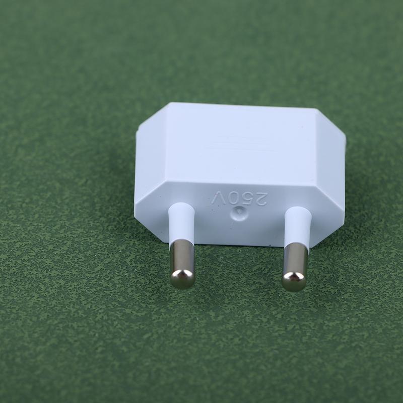 2Pcs Eu Adapter Travel Converter Adapter American China Us To Eu Plug Euro Plug Electrical Adapter Ac Electrical Socket