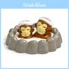 Cartoon Resin Monkey Bathroom Decor With Cute Design For Home And Kids Room
