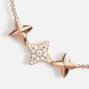 Exquisite Fashion Filled Inlay Diamonds Star Necklace Light Luxury Silver  Pendant Party Wedding Romantic Fine