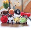 Football Sports Basketball Equipment Pp Cotton Plush Keychain Bag Decor Kids For