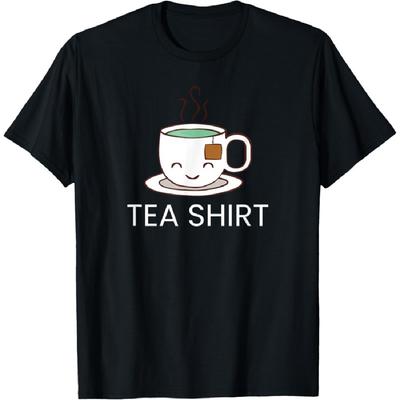 Funny Tea Design For Men Women Kids Tea Drinkers Cup Tea T-Shirt(1)