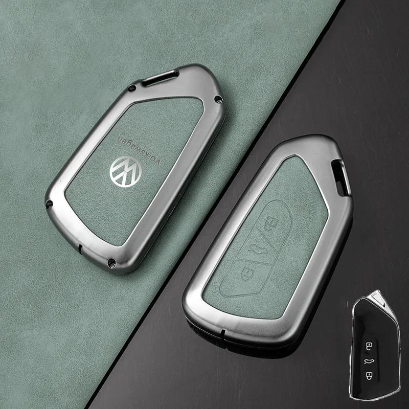 

VW GTI GOLF 2026 Hot For VW VOLKSWAGEN Car Key Case Cover Shell Keychain for VW Volkswagen Golf 8 MK8 ID3 ID4 Cupra 2020 For Sko