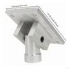 Steel Pole Ceiling Mount Slanted Socket Dance Rectangular Base Plate Mounting Fixture