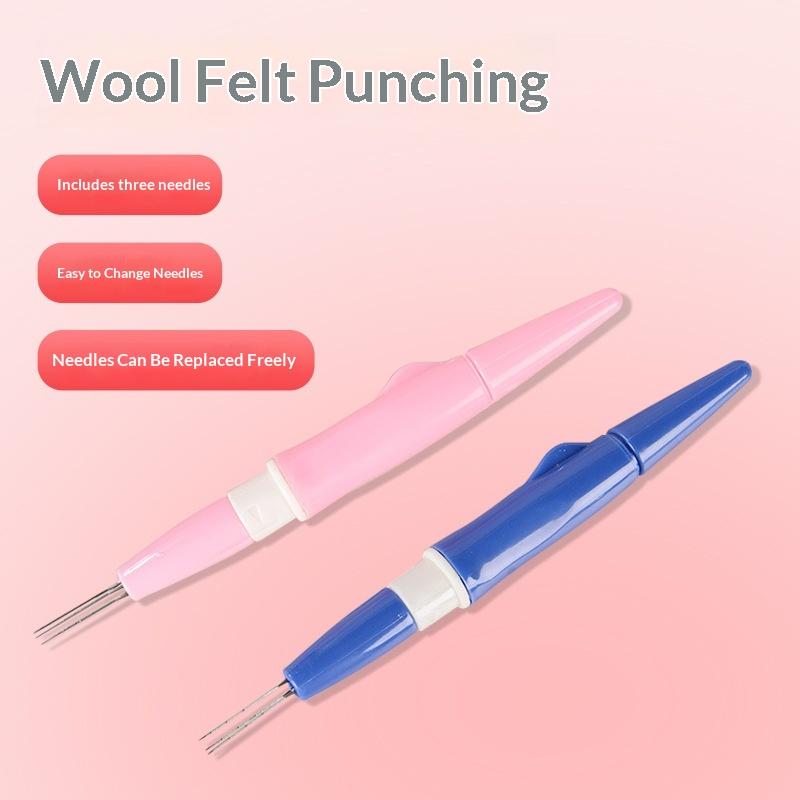 Nadelstift Die Stech-Spaß-Werkzeuge Für Wollfilz Ersetzen Sie Nadeln Mit Diy Kunst Handarbeit Handwerk Mehrfachnadel Werkzeug Nähen