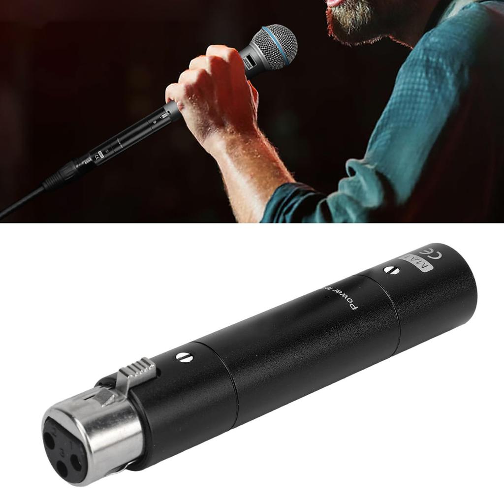 Mikrofon dynamisches Mikrofon 28dB hoch verlustfrei für Studio Musikinstrument Performance In-line Pullium, Verstärker, Gain, Verstärkung, Aufnahme,