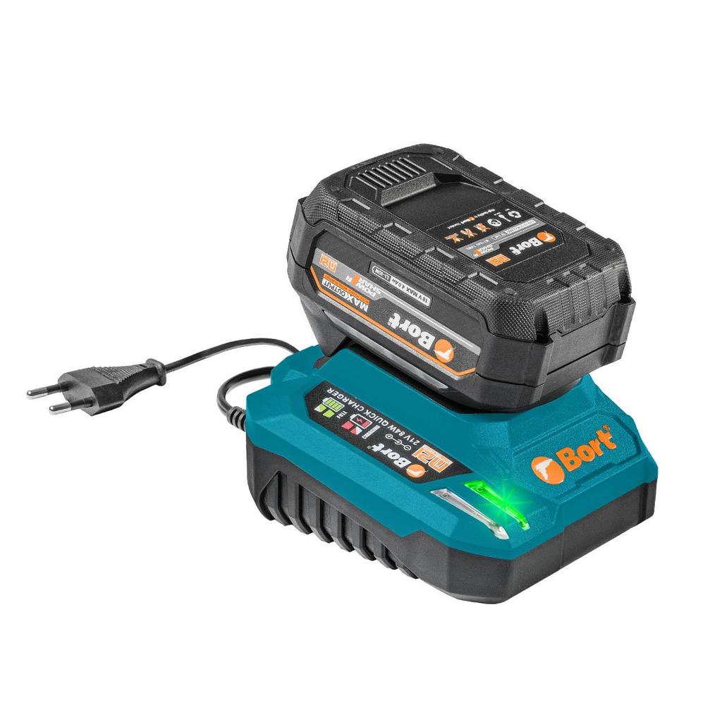 Cordless Impact Drill-driver BORT BAB-21Ix2Li-XDK (2x4Ah+charger)