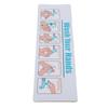 Hand Washing Instruction Sign Poster Water Proof Self Adhesive Hand Washing   for School Restaurant