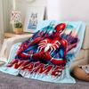 Custom Name "Spider-Man: City Hero" Blanket for Couch & Bed, Plush Cozy Fuzzy Blanket Super Soft & Warm Blankets for Fall and Winter. 0908170