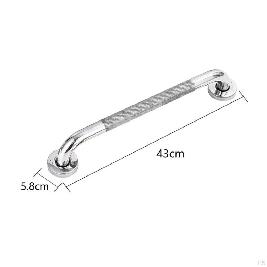 Grab Bar Balance Anti Slip Durable Stainless Steel Stable Handrail Assist Handle for Tub