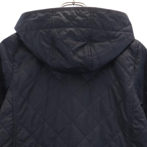 MACKINTOSH PHILOSOPHY Quilted Coat 36 Navy System Sanyo Shokai Women Used