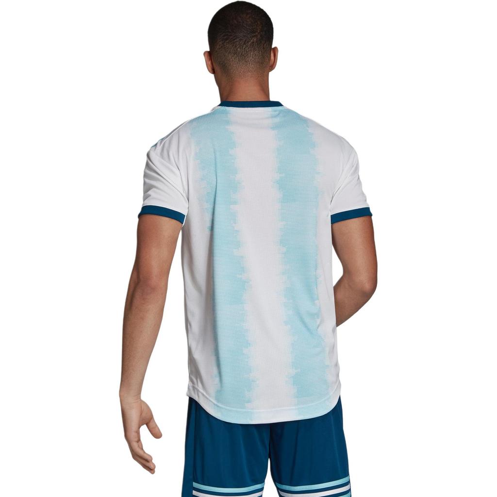 adidas Argentina Maradona Climachill Casa Edizione Giocatore Maglia da Calcio Casual a Maglia Manica Corta Uomo Top Bianco Verde Chiaro DP0225