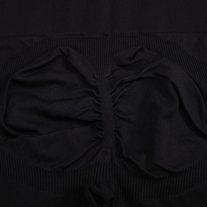 Seksualios tuščiavidurės jogos kelnės, moteriškos besiūlės užpakaliuko pakėlimas treniruotėms antblauzdžiai treniruoklių salė Atletinės fitneso pėdkelnės