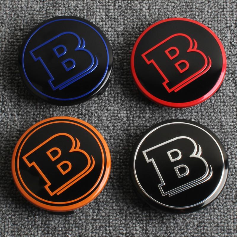 4 Pezzi 75mm Logo Brabus Emblema Auto Coprimozzo Ruota Accessori Per Mercedes Benz AMG Apple W204 GLA GLC CLA W205 W203 W206