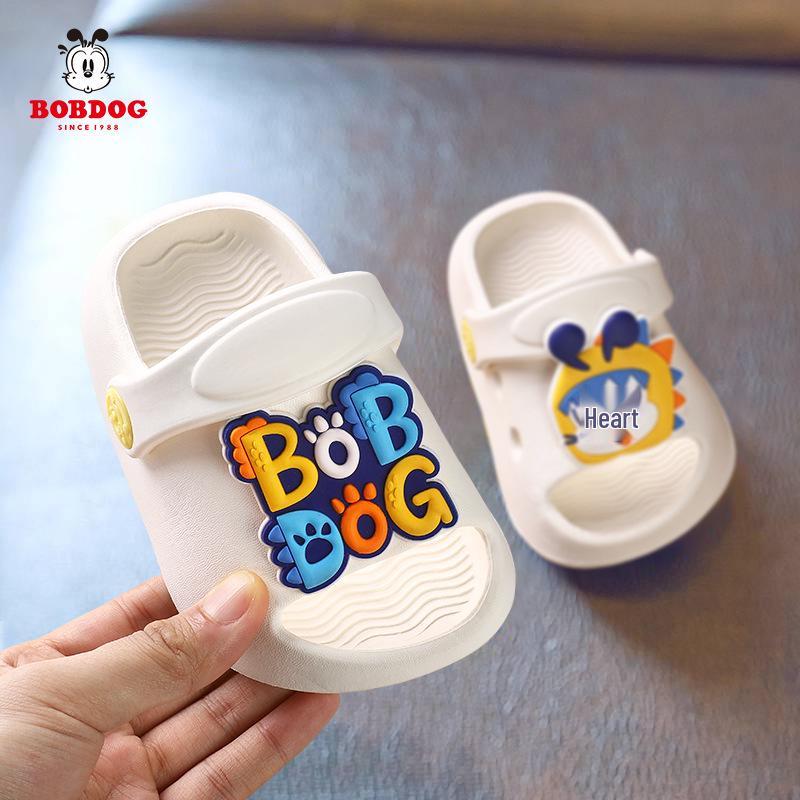 Babu Dou Lightweight EVA Sole Slippers for 1-5 Year Old Boys and Girls - Cute Two-Wear Design for Kindergarten