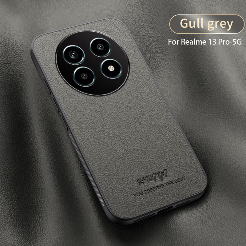 Luxury Business Leather Soft Frame Magnetic Cover For Realme 13 Pro Plus Realme13 Pro+ 5G Phone Cases Capa