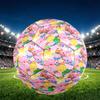 Cartoon animation Print Size 5 Soccer Ball, PU Wear Resistant Football for Match Training and Daily Practice, Birthday Gift for Soccer Fans