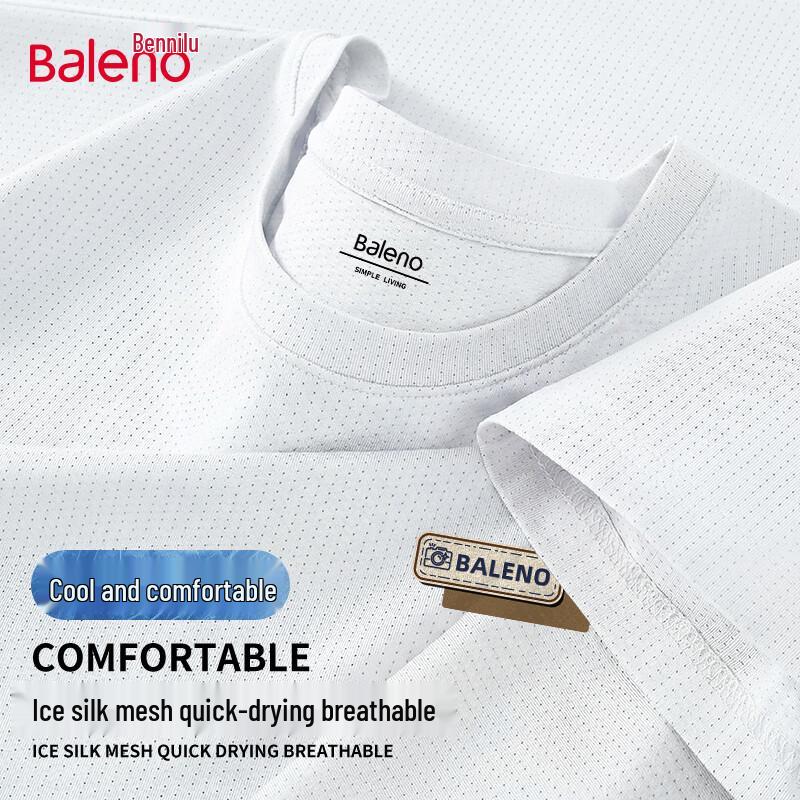 Baleno Men s Ice Silk Mesh Short Sleeve T-Shirt 2XL