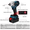 Rechargeable Brushless Impact Wrench with Lithium Battery - High Power Electric Scaffolding Tool
