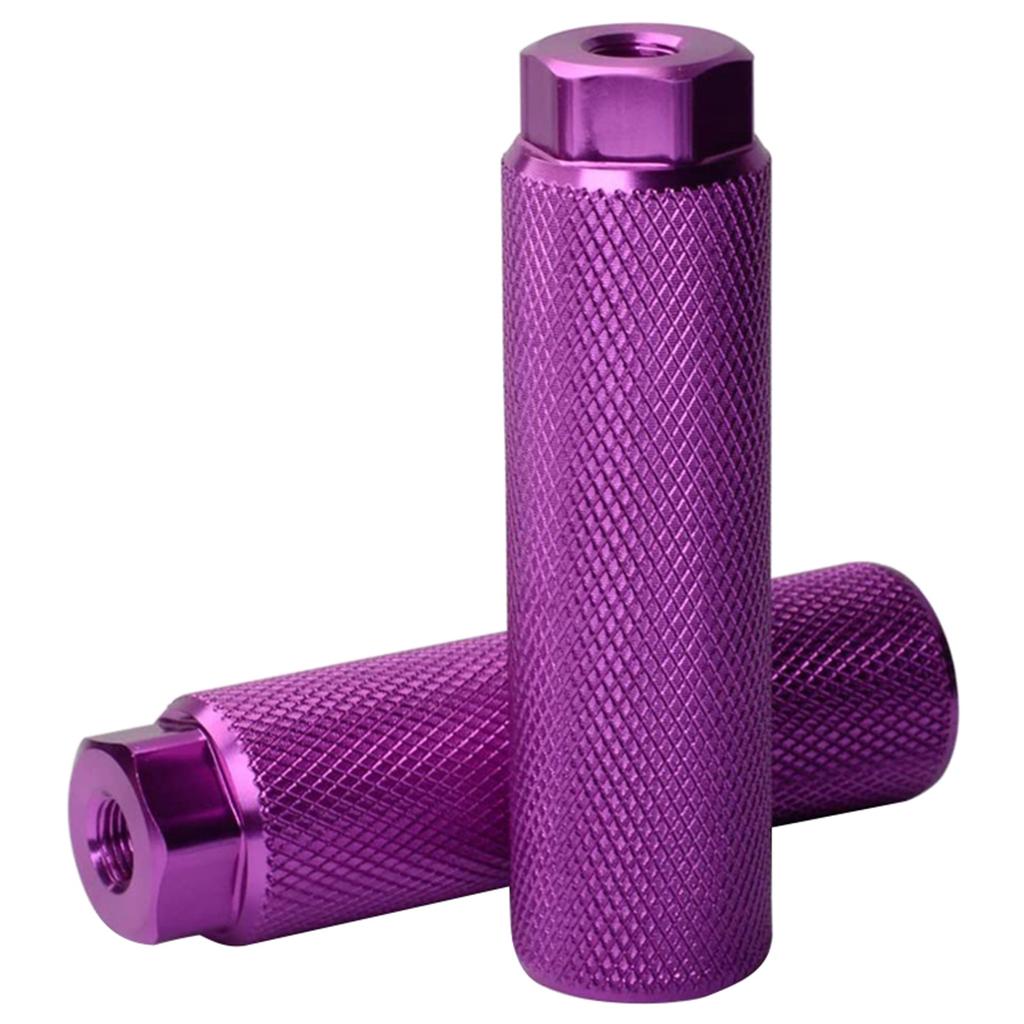 2Pcs Bicycles Foot Rest Stunt Pegs Anti-slip Bikes Rear Feet Stunt Pegs Aluminum Alloy Anti-Skid Bikes Foot Pegs Set