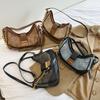 Textured Splicing Portable Underarm Bag Women'S Autumn And Winter Fashion Versatile Shoulder Messenger Bag