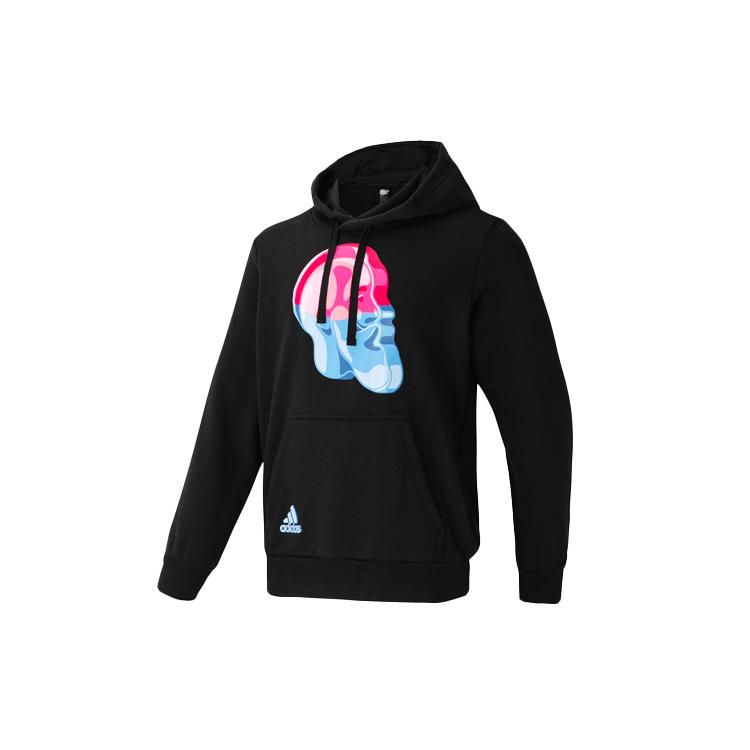 Adidas Sweatshirts Men's Black Hooded Moderate Regular GK0118