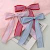 1PC Fashion Grid Fabric Bow Hair Clip for Girls Women Bow Ribbon Hair Clip Wedding Party Hair Accessories