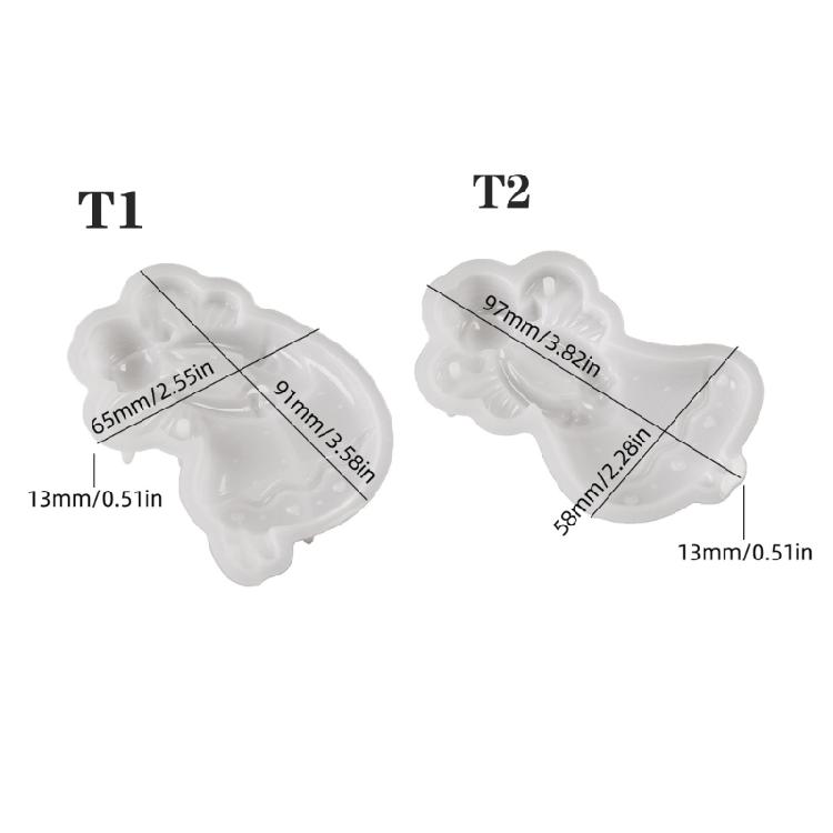Multipurpose Sturdy Silicone Figurine Angelic Mould Fashion Accessory Craft Supplies for Chocolates and Sweets Crafting