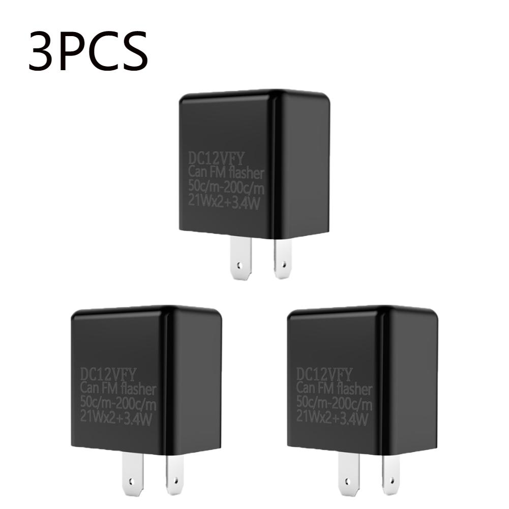 1-4pcs Motorcycle LED Flasher Relay DV 12V 3 Gear Turn Signal Indicator Fix Motorcycle Motorbike Flasher Multiple Protection
