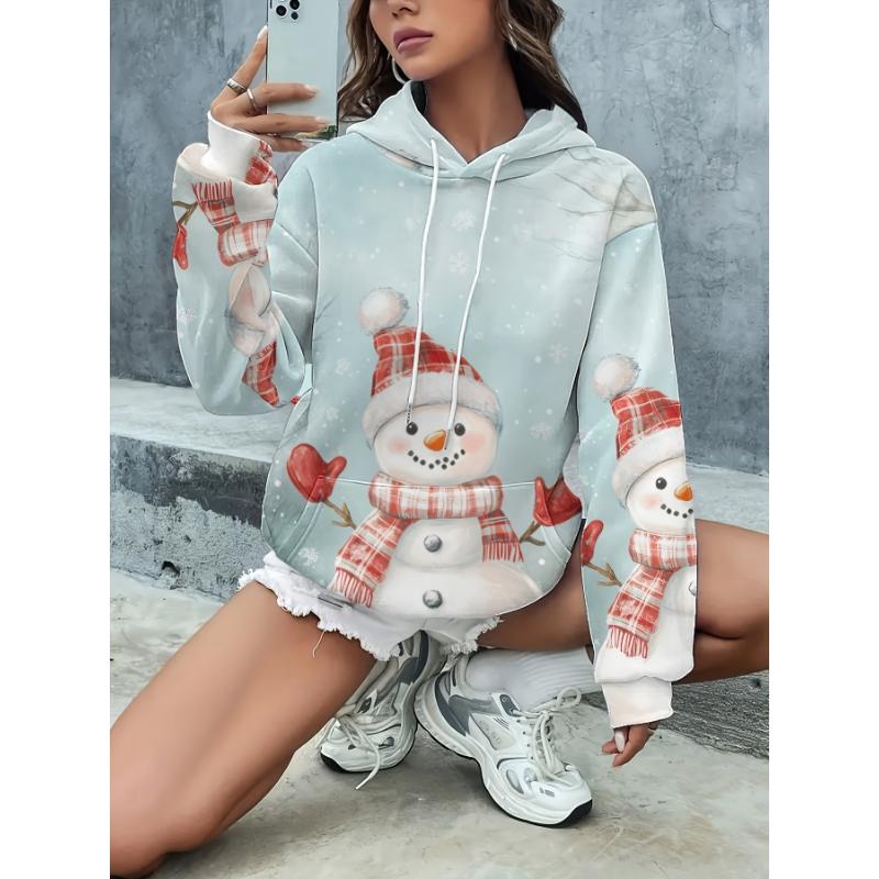 Fashion Women's Hooded Sweater 3D Printing Color Printing Casual Hooded Sweater