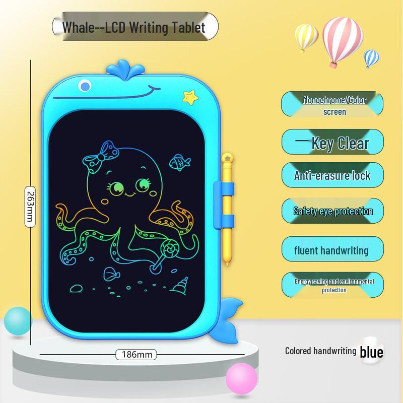 

OLOEY Kids Whale Color Screen LCD Writing Tablet