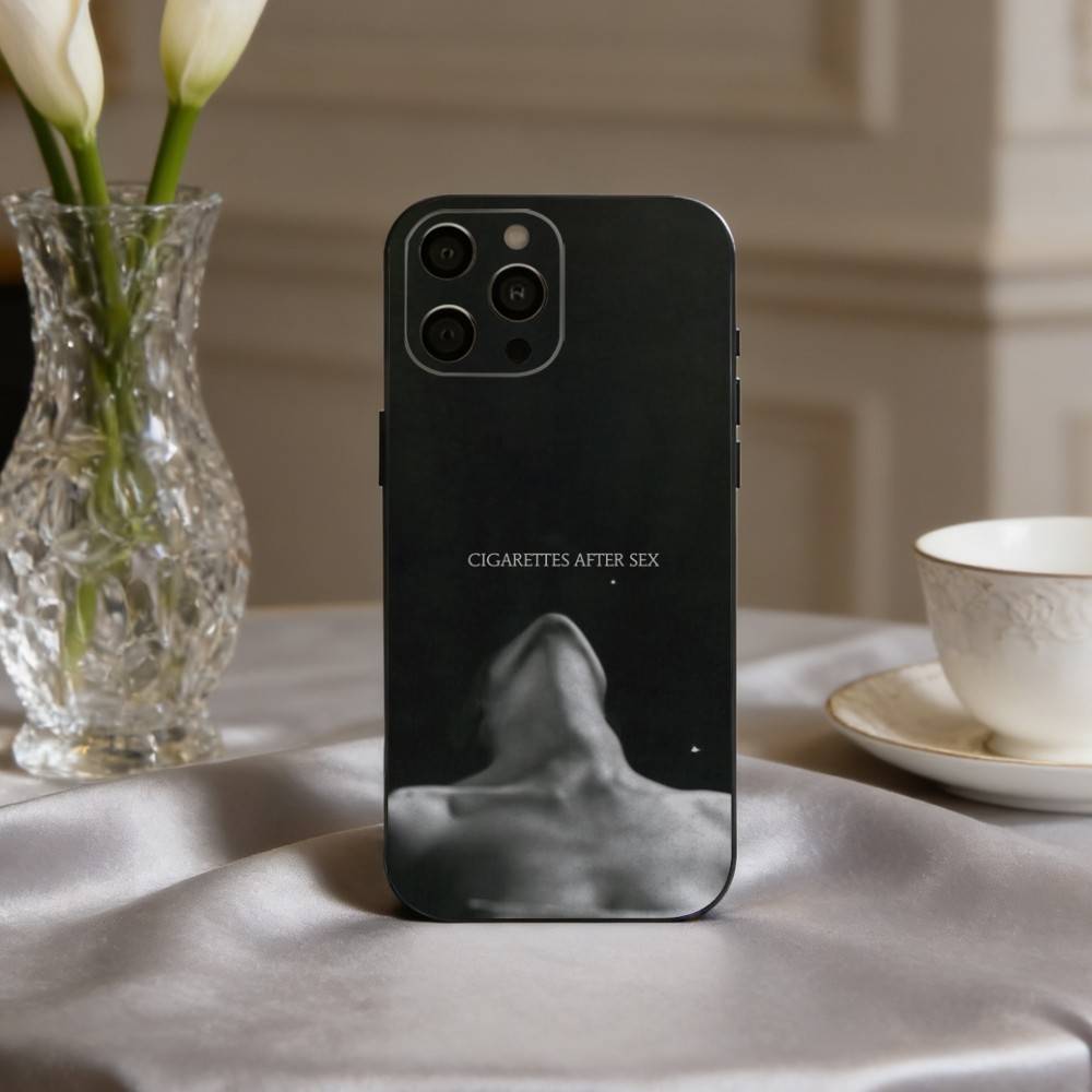 C-Cigarettes A-After Sex B-Band  Phone Case For iPhone 17,16,15,14,13,12,11 Plus,Pro Max,XS,Soft Silicone Black Cover
