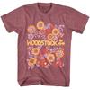 Woodstock Hippie Flowers Men's T Shirt