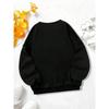 Kids Sweatshirt Hand-Drawn White Heart Outline Hoodie - Pink & Multi-Color Options, Long Sleeve Round Neck Casual Sweatshirt
