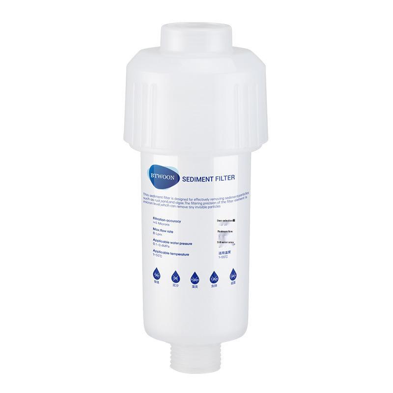 Set Purificatore d'Acqua per la Casa Transfrontaliero: Filtri per Doccia, Lavatrice, WC con Nucleo Sostituibile in Cotone PP