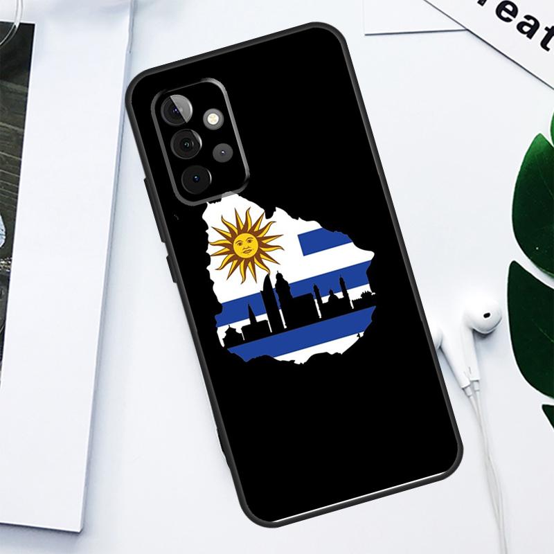 

Uruguay Flag For Samsung Galaxy A34 A54 A14 A55 A35 A15 A53 A33 A13 A05 A06 A16 A22 A32 A52 Phone Case Samsung A54 5G