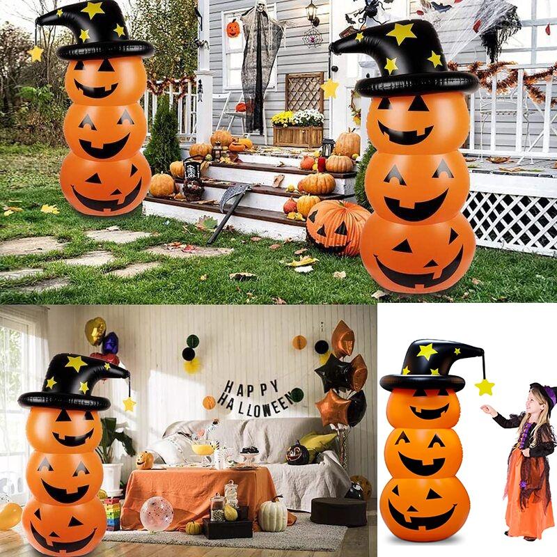 Premium Eco-friendly Inflatable Pumpkin Tumbler For Halloween Decor