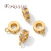 18K Gold Plated Bails,Pendant Bail,Bail Beads Charms Connectors For Jewelry,DIY Necklace/Bracelets Making Accessories