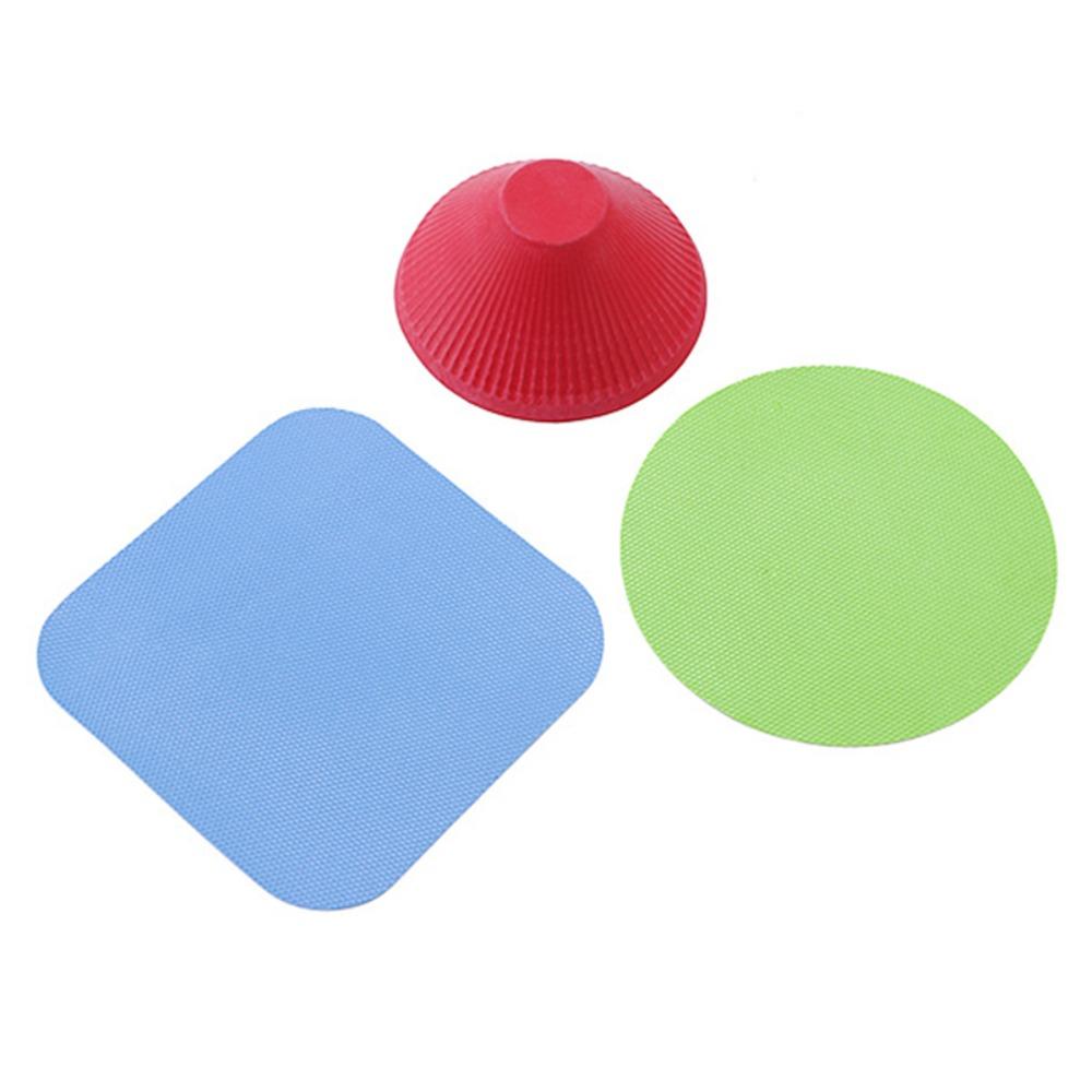 3pcs Anti-Skid Jar Opener Rubber Bottle Grip Pad Creative Jar Gripper Pad  Kitchen
