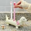 Ceramic Dachshund Toothbrush Holder Creative Toothpaste Toothbrush Base  Hotel Use