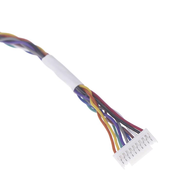 1Pc Ethernet Lan Cable Poe Rj45 Network Cable 10 Pin 10 Core 12 Pin 10 Core Tail Line Waterproof Cap For Camera