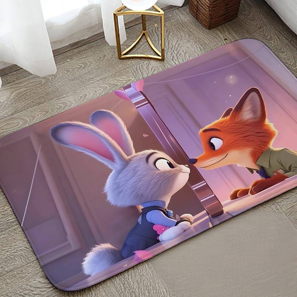 Cartoon C-Zootopia-A Floor Mat Living Room Rug For Bedroom Welcome Mat Outdoor Rug