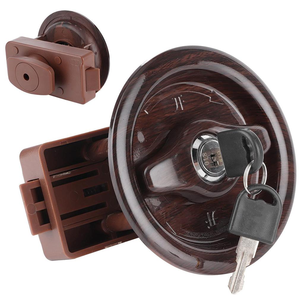 KIMISS Zámok dverí pre obytný automobil, zámok dverí WC/kúpeľne pre obytný automobil, obytný príves, príves, auto