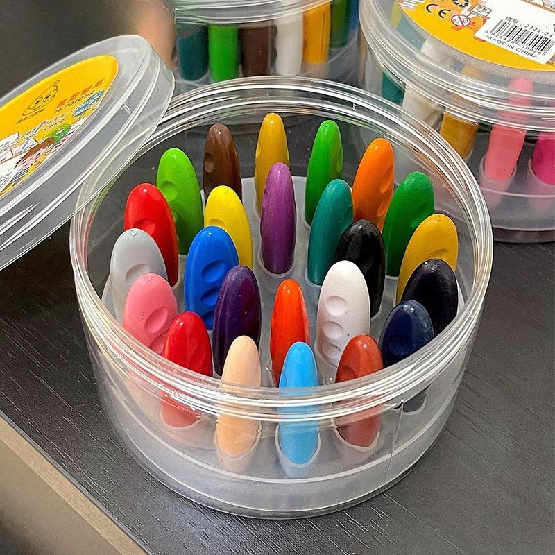 Peanut Crayons for Kids,12/24/36 Colors Washable Toddler Non-Toxic  Coloring Art Supplies,Gift for Boys and Girls Back To School