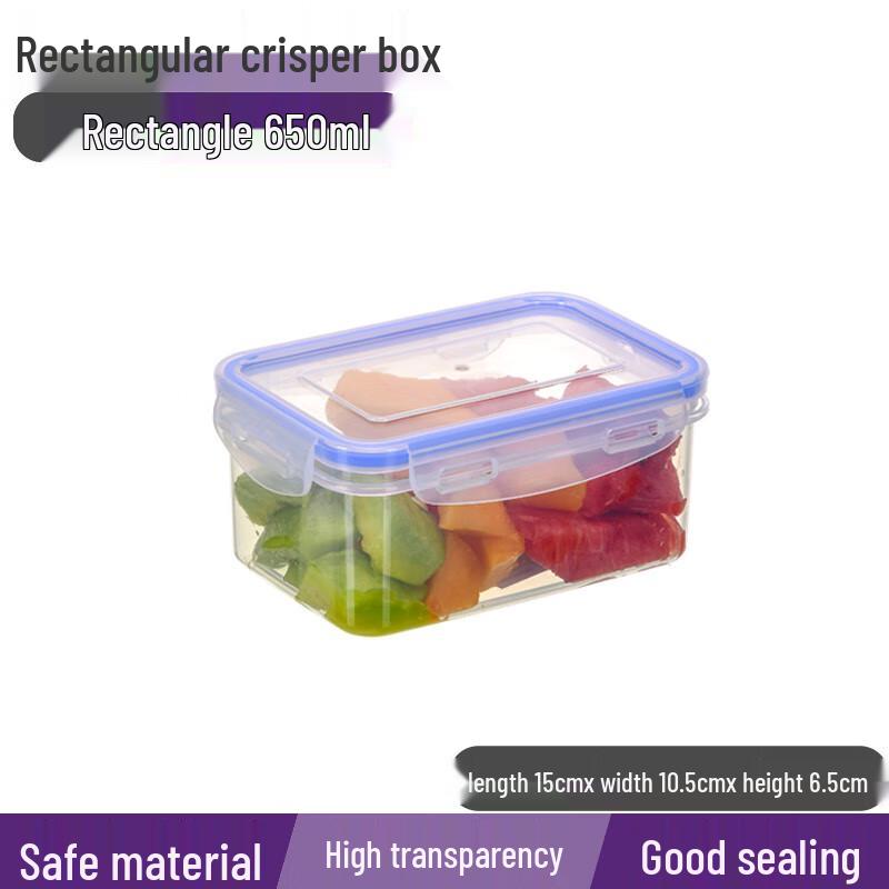 Rectangular Plastic Food Storage Container